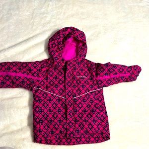 Toddler girl Columbia ski jacket 4T